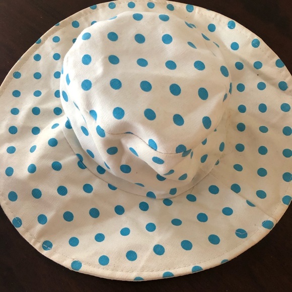 Vintage Polka Dot Sub Hat 100% Cotton Hong Kong - Picture 3 of 7